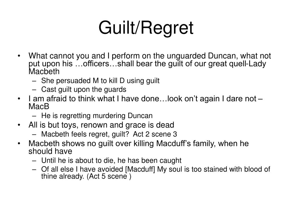 lady macbeth guilt quotes