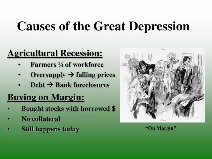 what were the causes of the great depression thesis