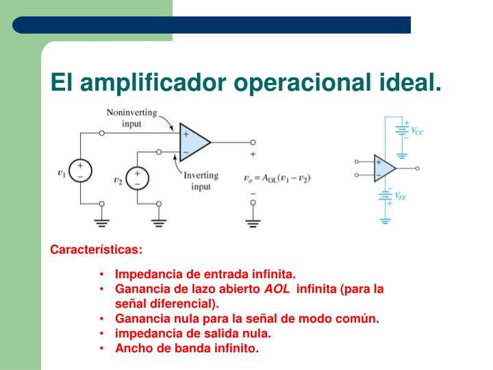 PPT - Amplificadores Operacionales PowerPoint Presentation - ID:3908632