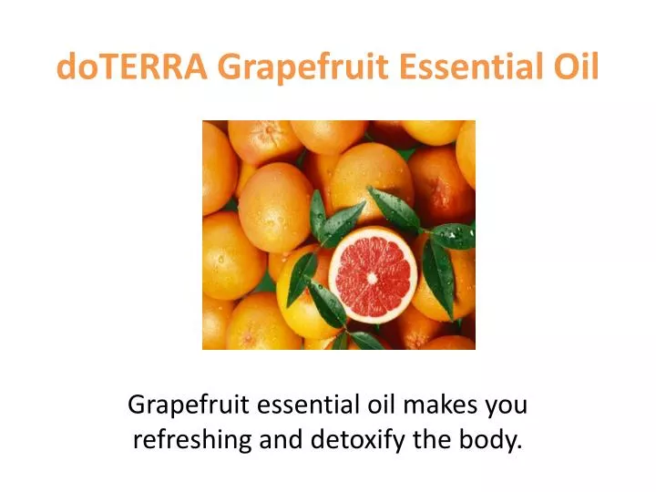 doterra grapefruit essential oil n.
