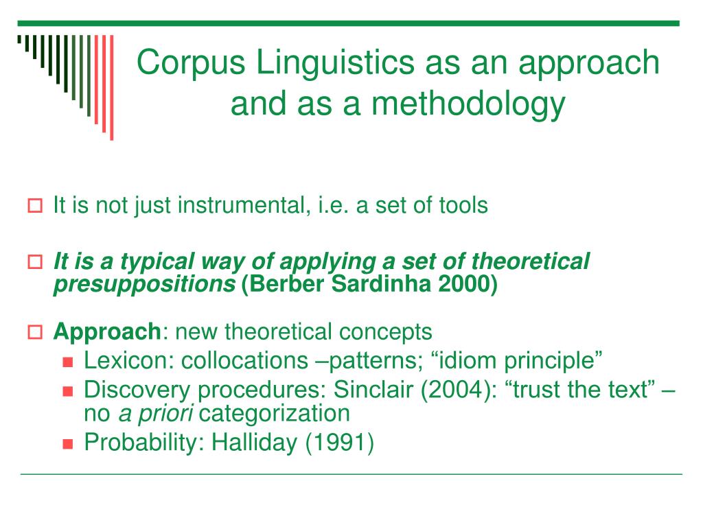 corpus linguistics thesis