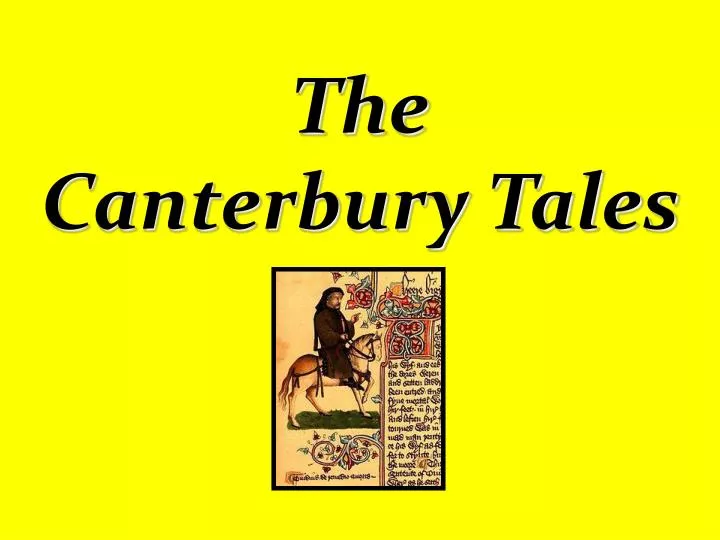 the canterbury tales n.