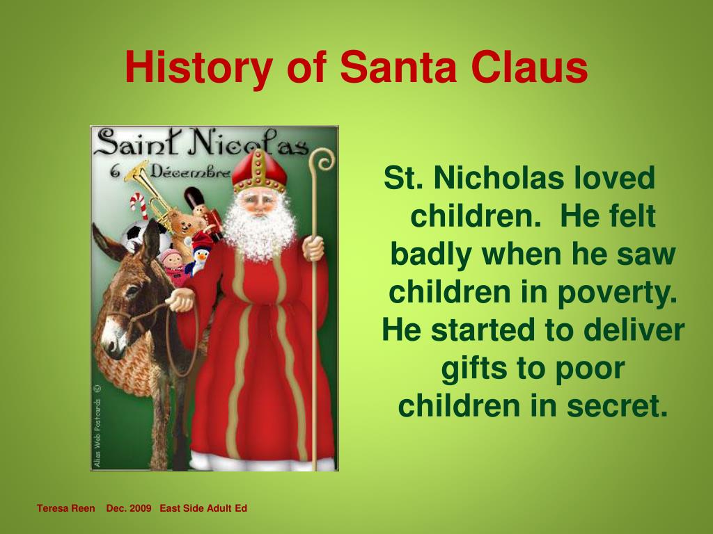 PPT The History Of Santa Claus PowerPoint Presentation Free Download ppt-the-history-of-santa-claus-powerpoint-presentation-free-download