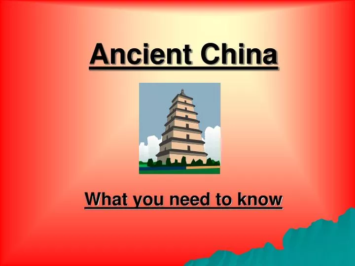 ancient china n.