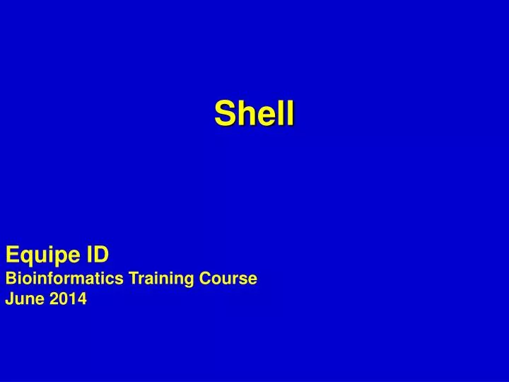 PPT - Shell PowerPoint Presentation, free download - ID:3913462