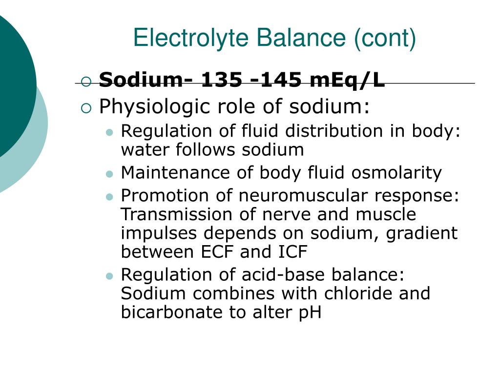 PPT - Fundamentals of Fluid and Electrolyte Balance Parenteral ...