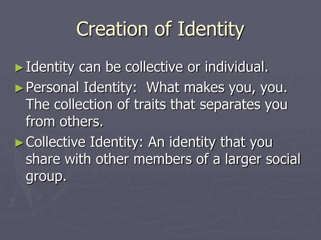 What is collective identity?