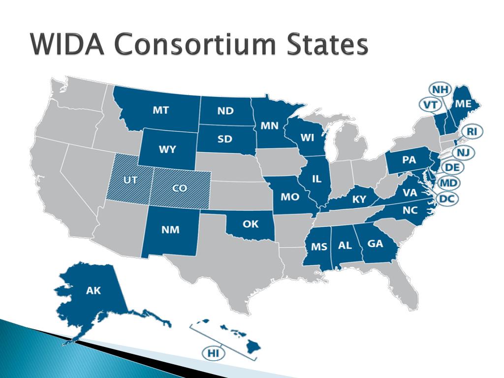 PPT WIDA Consortium States PowerPoint Presentation, free download