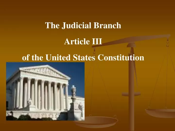 judicial branch constitution