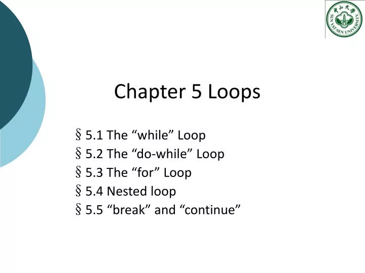 PPT - Chapter 5 Loops PowerPoint Presentation, free download - ID:3916501