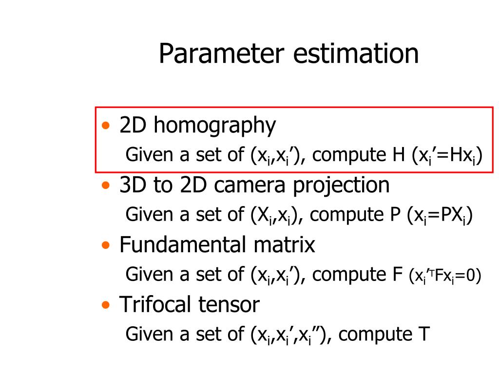 PPT - Parameter estimation PowerPoint Presentation, free download - ID