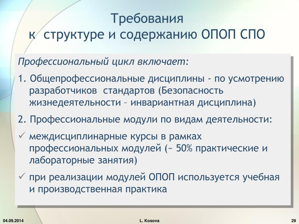 Программы спо. ОПОП СПО. Структура ОПОП СПО. Структура основной профессиональной ОПОП. Структура ОПОП СПО по ФГОС.
