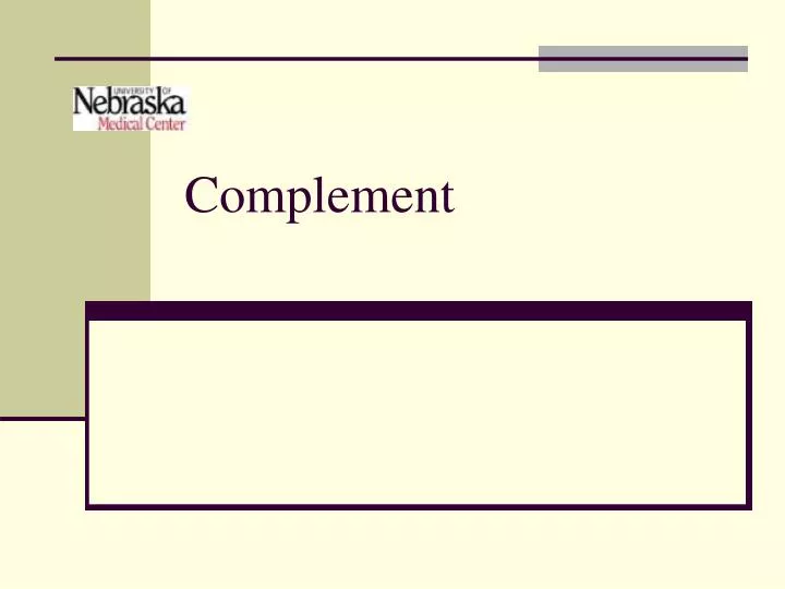 PPT - Complement PowerPoint Presentation, free download - ID:3919437