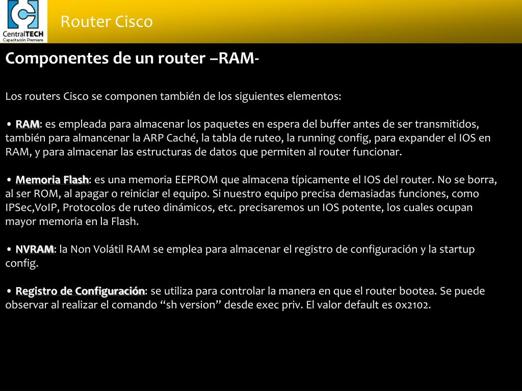 A Router Ram PPT - Introducción PowerPoint Presentation, free download - ID:3920003