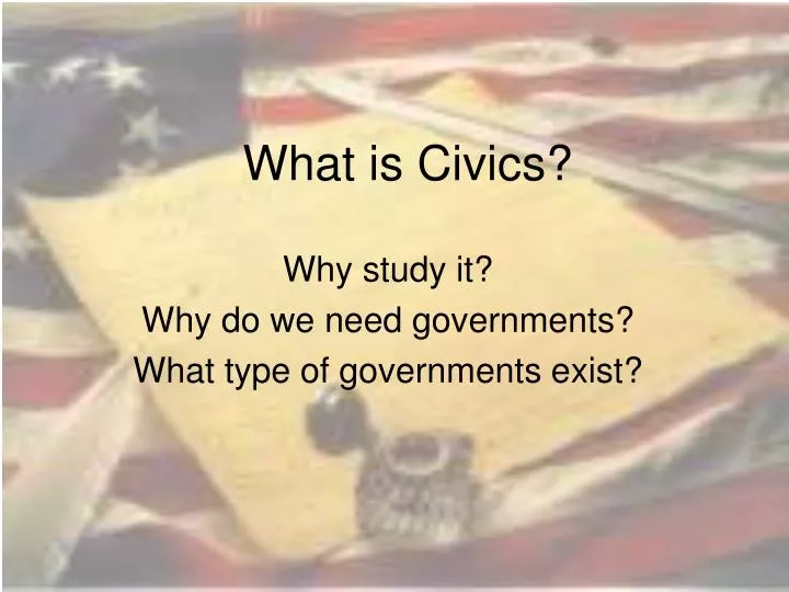 what does case study mean in civics