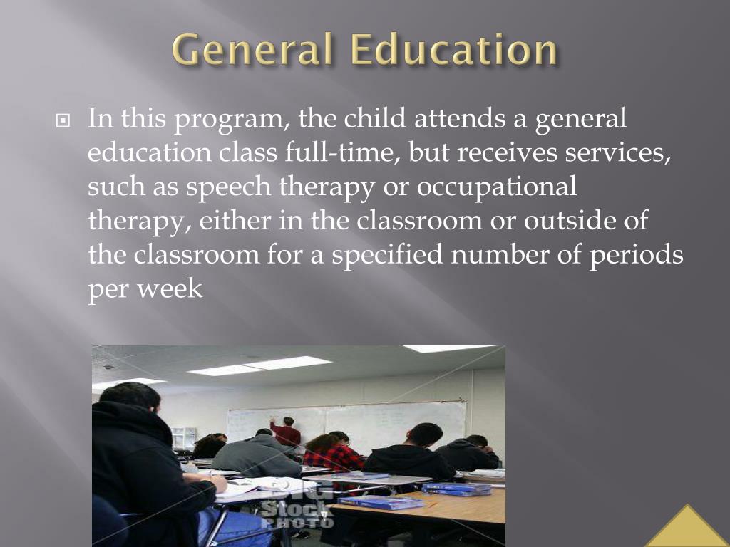 PPT General Education Traditional Classroom PowerPoint Presentation 