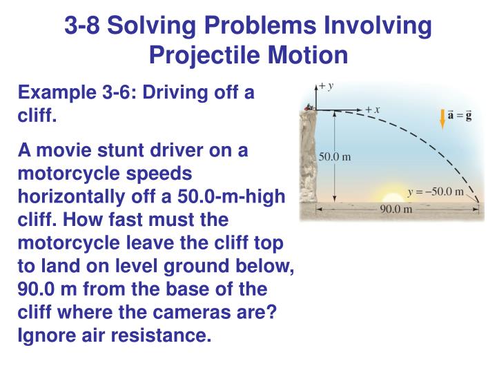 projectile motion problem solving