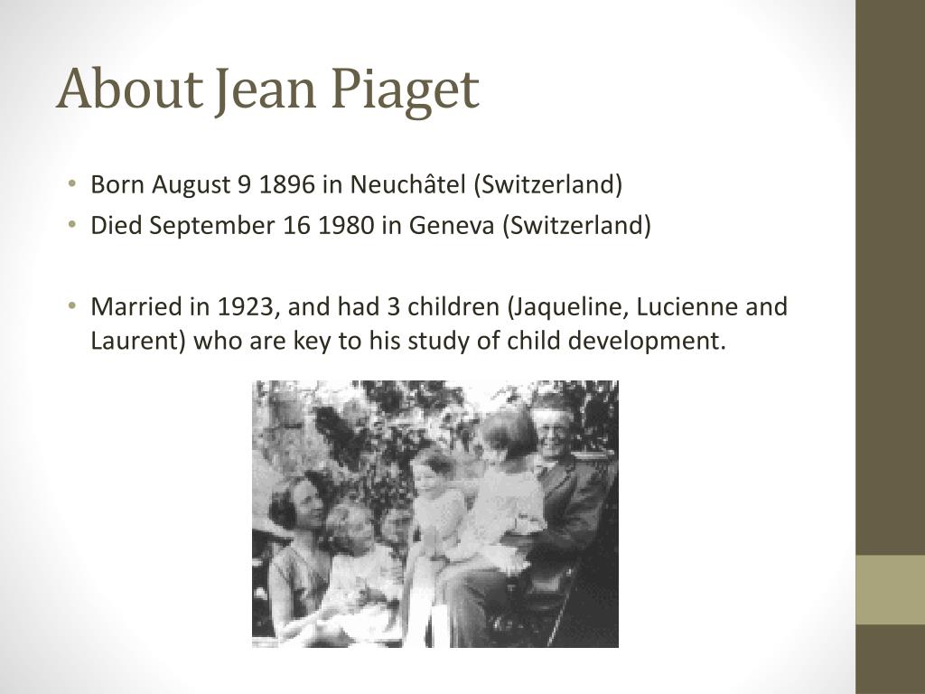 PPT Jean Piaget PowerPoint Presentation free download ID 3923910