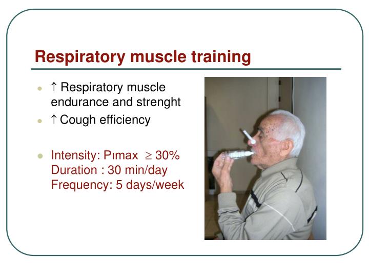 PPT Pulmonary rehabilitation in a patient with disturbed airway clearance PowerPoint