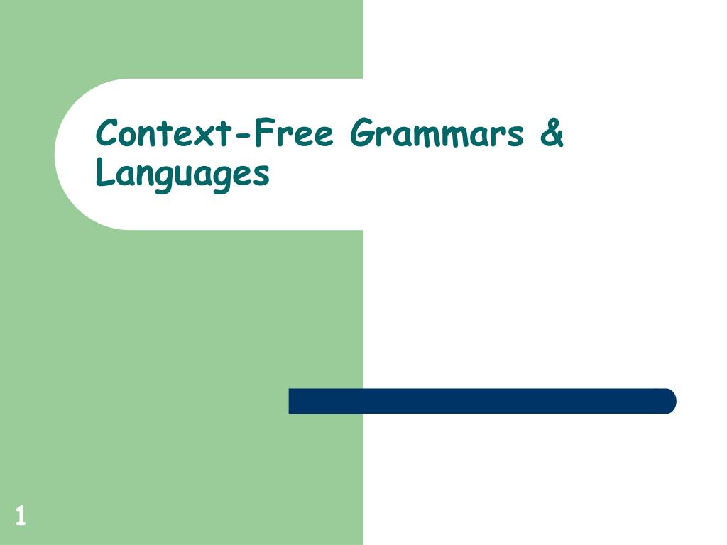 context free grammars pdf