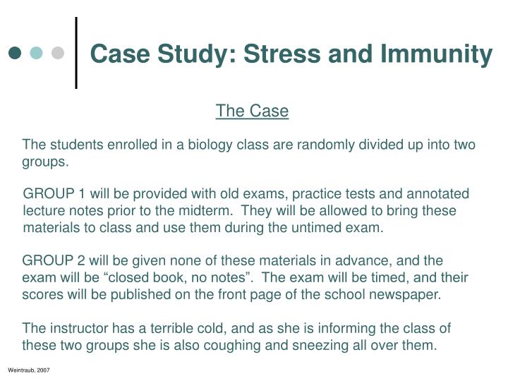 case study on stress management case study on stress management