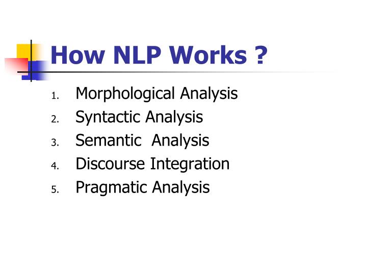 ppt natural language processing powerpoint presentation id 3927933 how nlp works