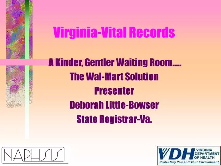 vital records virginia