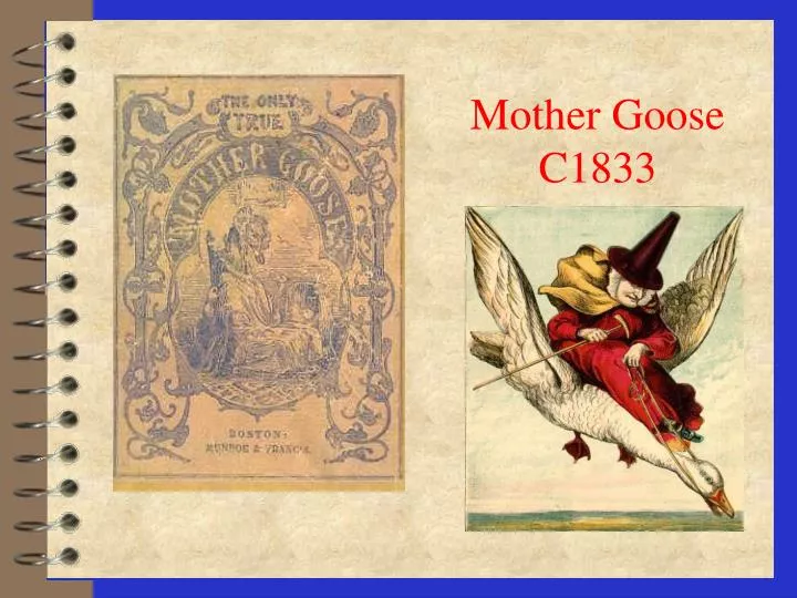 mother goose c1833 n.