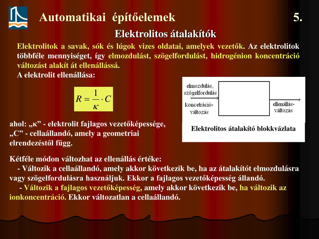 PPT - Automatikai építőelemek 5. PowerPoint Presentation, free download -  ID:3930082