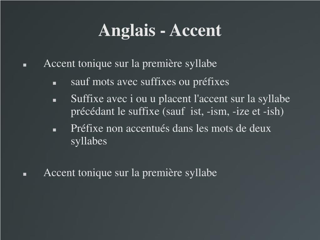 PPT - Voyelles, Consonnes, Accent tonique PowerPoint Presentation, free  download - ID:3930111