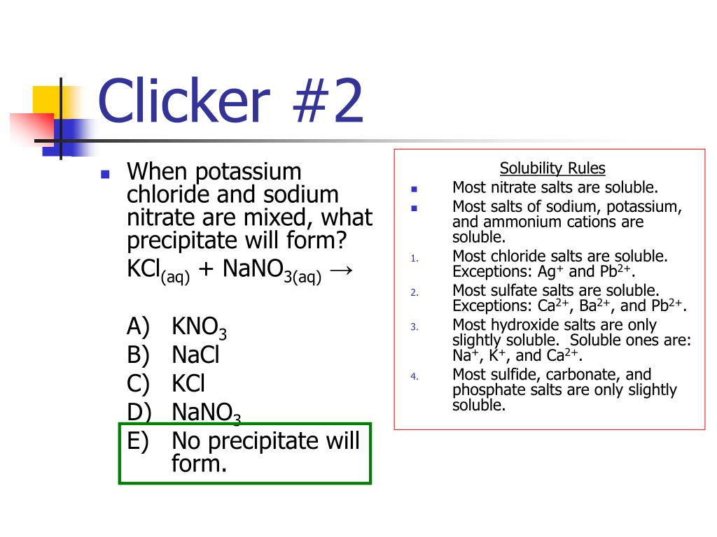 precipitate rules precipitate rules
