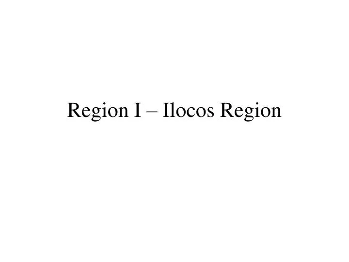 region i ilocos region n.
