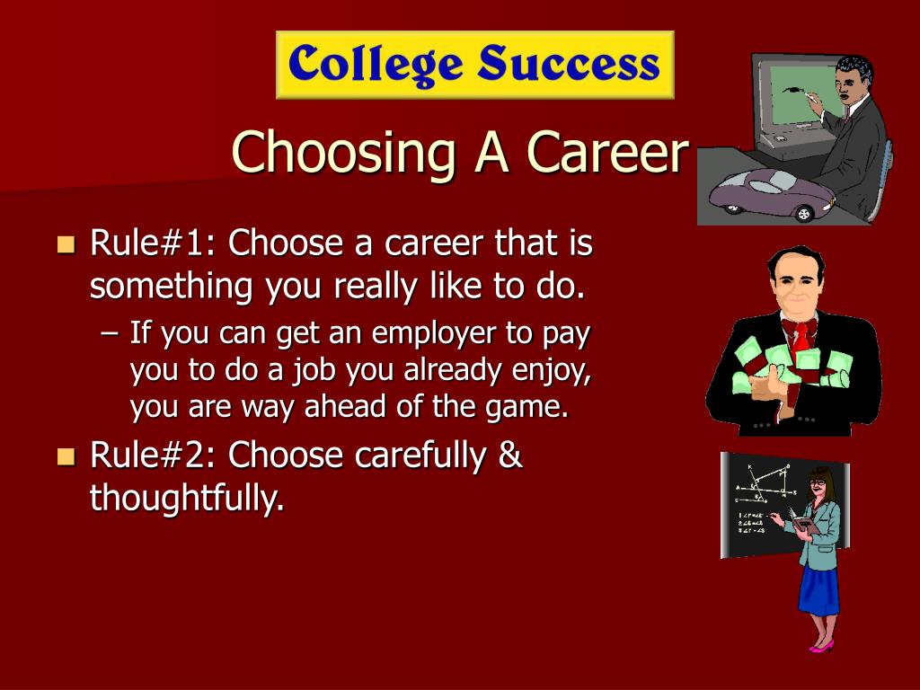 presentation on choosing a career