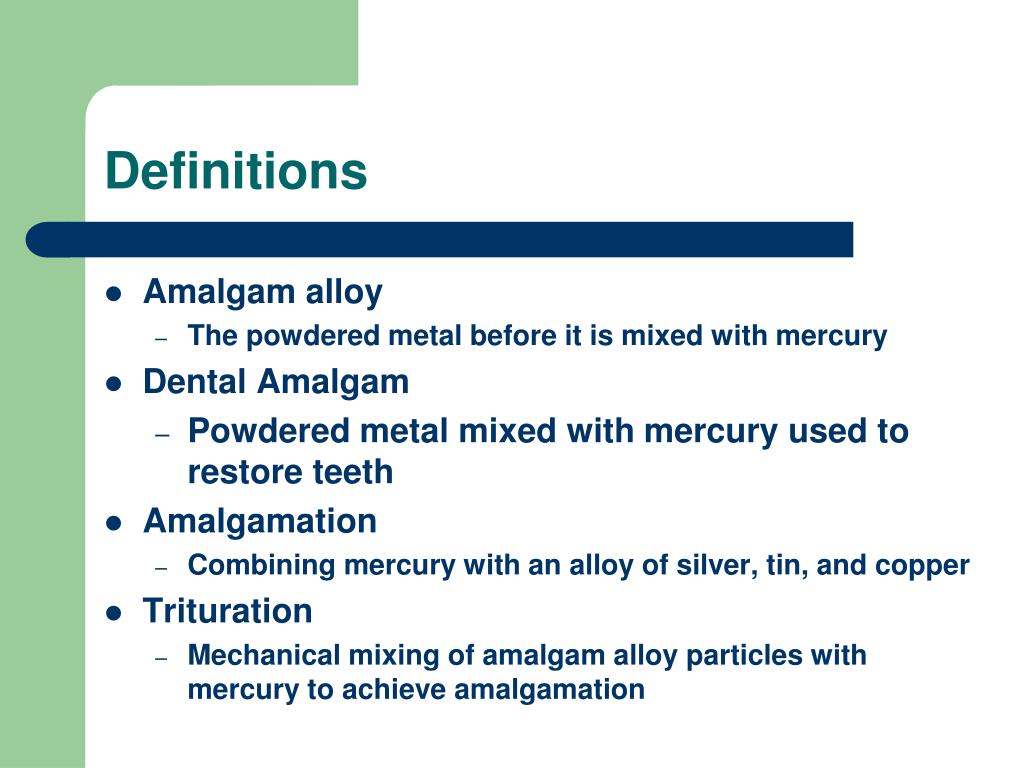 PPT Dental Amalgam PowerPoint Presentation, free download ID3931996