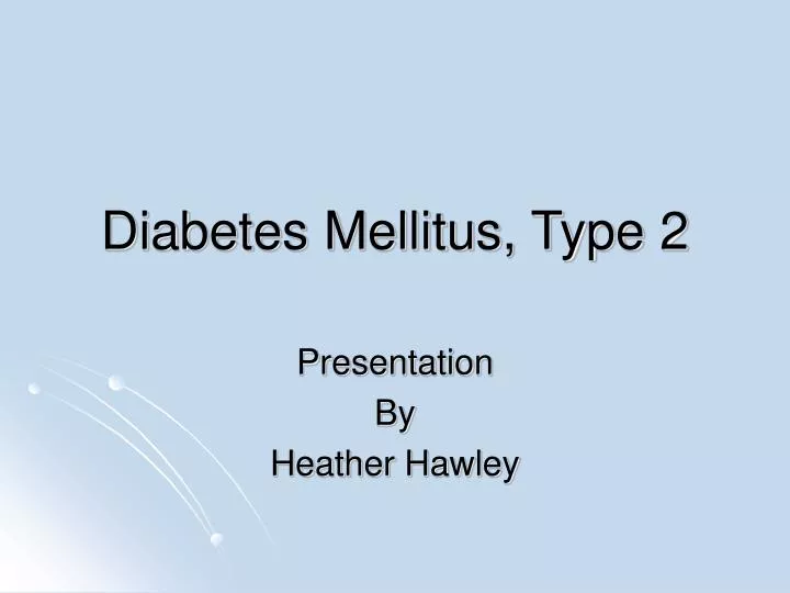diabetes mellitus type 2 n.