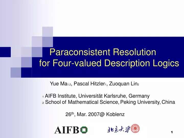 paraconsistent resolution for four valued description logics n.