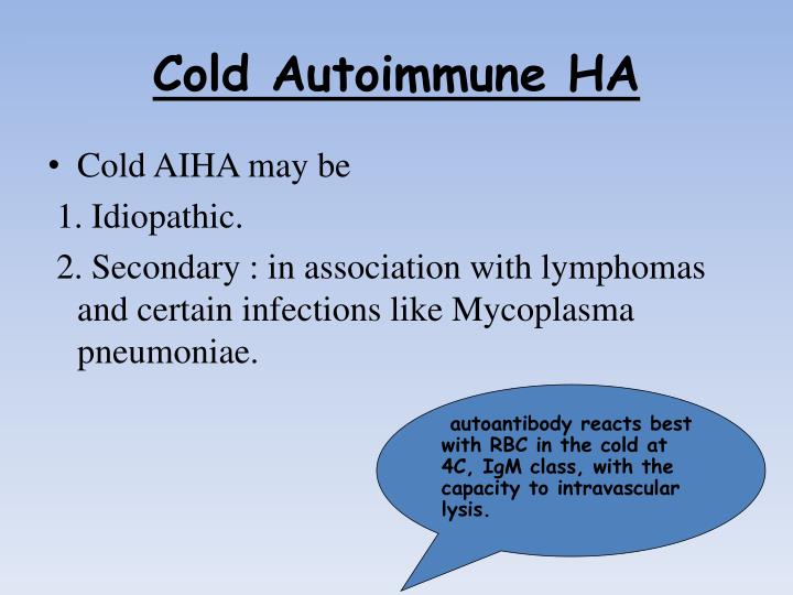 PPT Acquired Hemolytic Anemias PowerPoint Presentation ID3933723