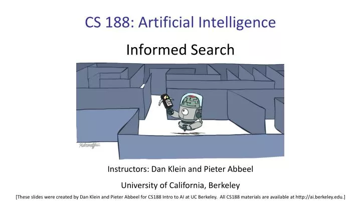 PPT - CS 188: Artificial Intelligence PowerPoint Presentation, Free ...