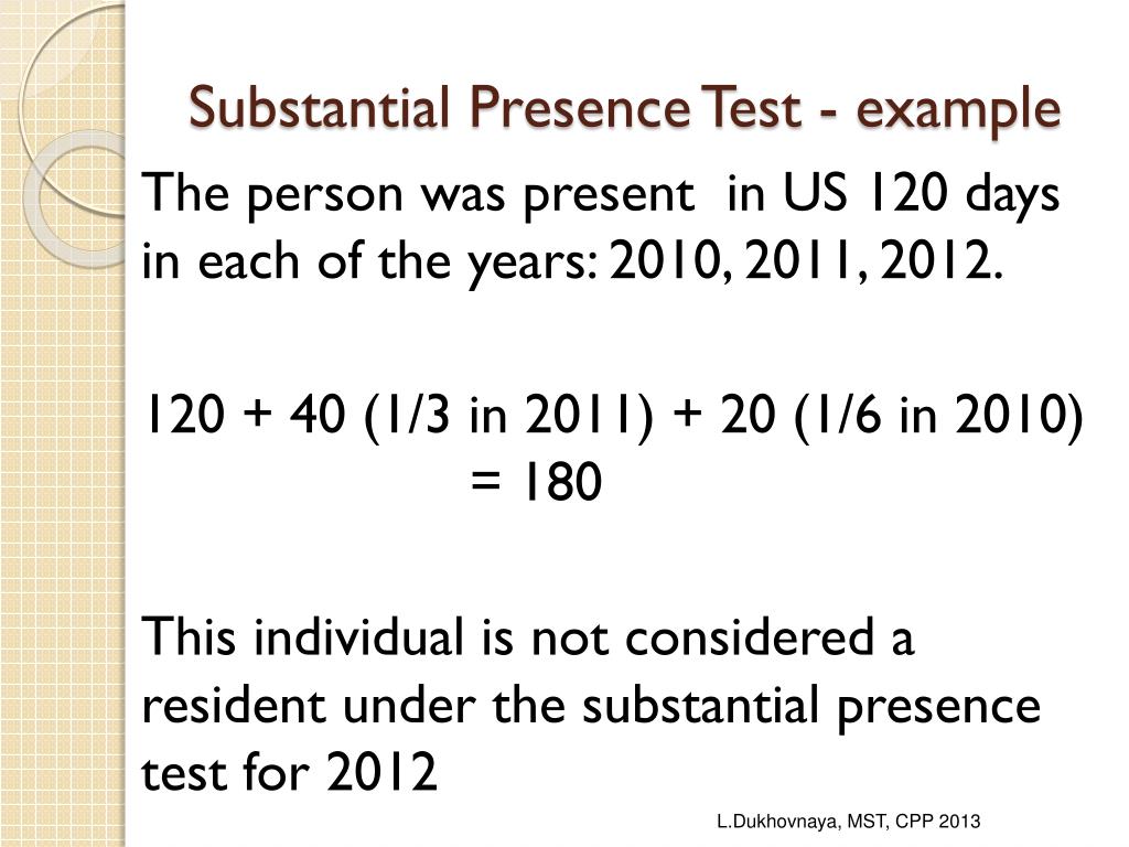 substantial presence test calculator substantial presence test calculator
