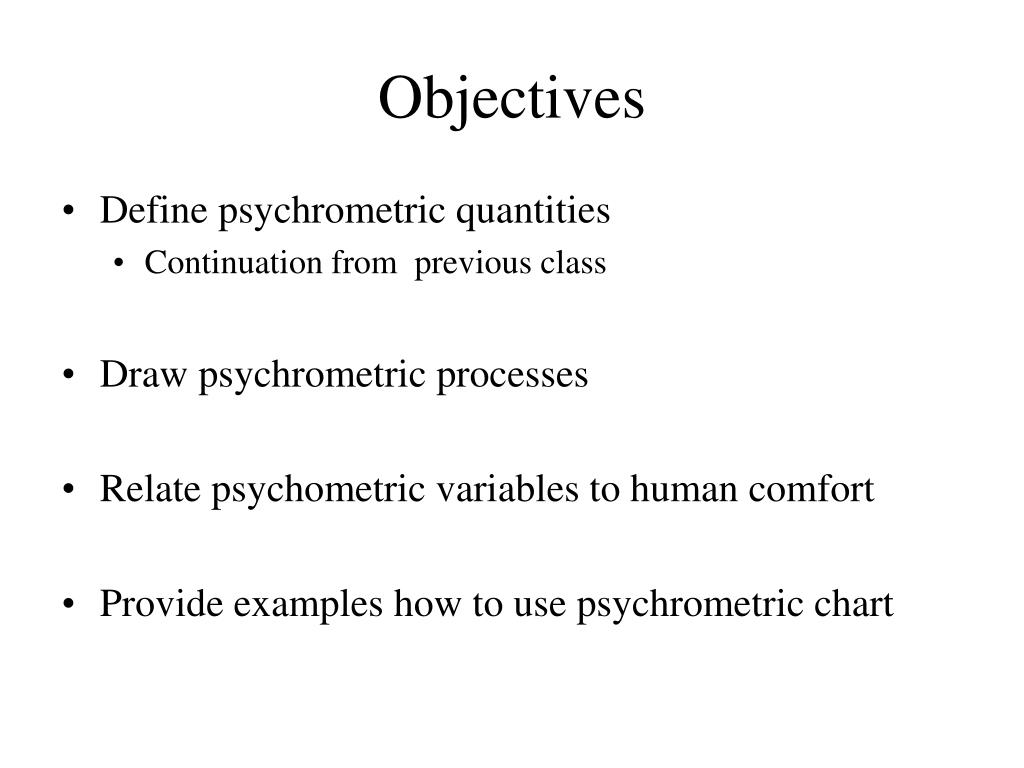 Psychrometric Chart Ppt
