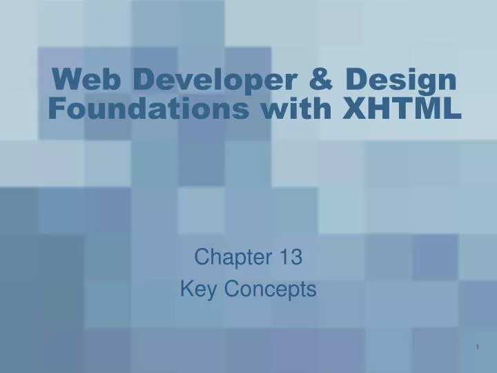 web developer design foundations with xhtml n.