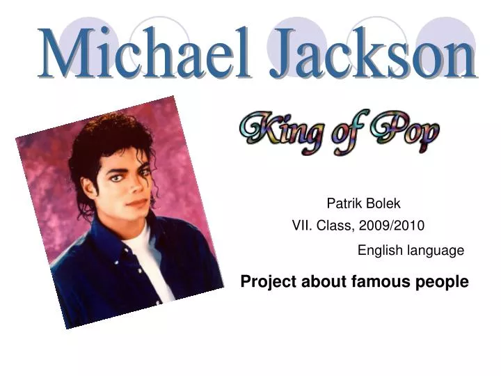 PPT Michael Jackson PowerPoint Presentation, free