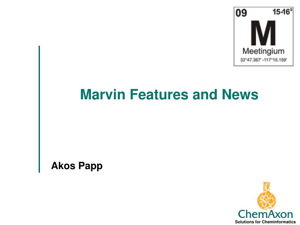 PPT - Marvin Features And News PowerPoint Presentation, Free Download ...