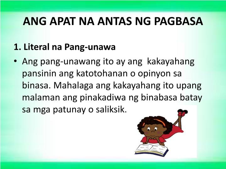 PPT - PAGBASA PowerPoint Presentation - ID:3937458