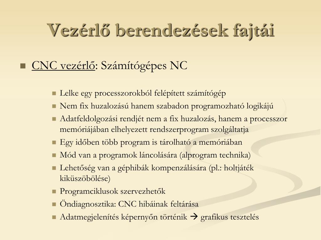 PPT - CNC programozás PowerPoint Presentation, free download - ID:3938601