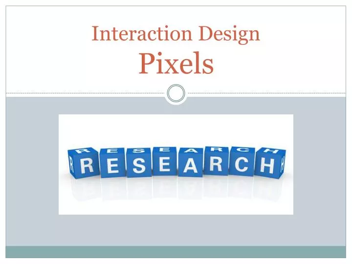 interaction design pixels n.