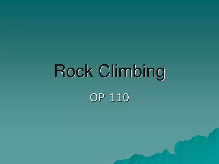 rock climbing n.