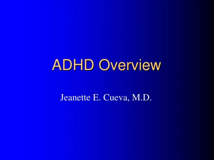 Stunning Adhd Overview And More image