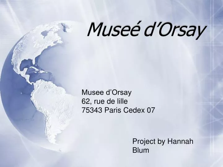 muse d orsay n.