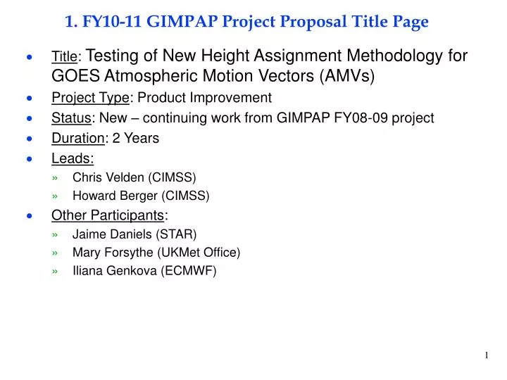 1 fy10 11 gimpap project proposal title page n.